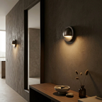 Cove | Brass Step Light, Eyelid Wall Light, Covered Porch