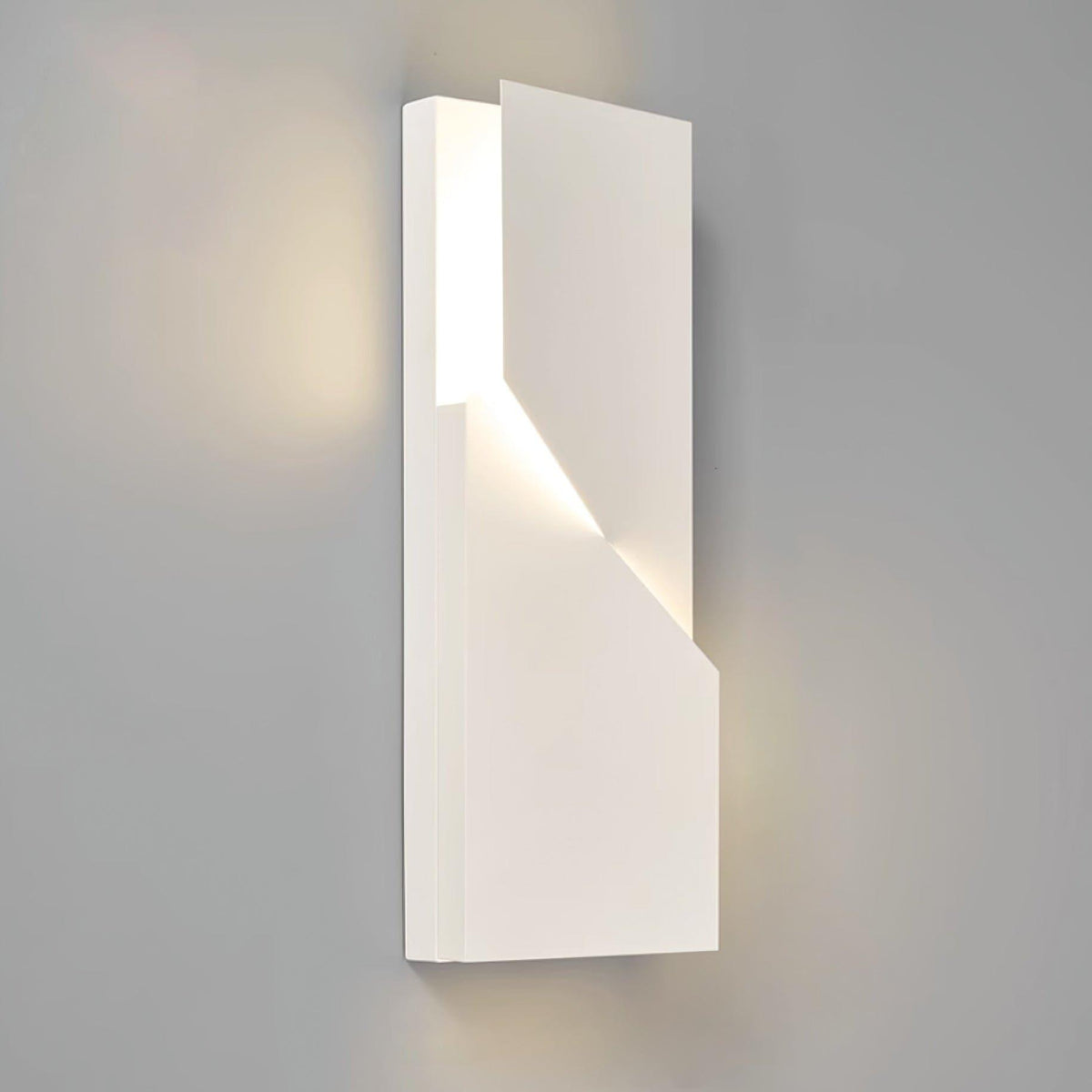 Origami | Modern LED Wall Light, Sculptural White Wall Lamp, 7 Sizes