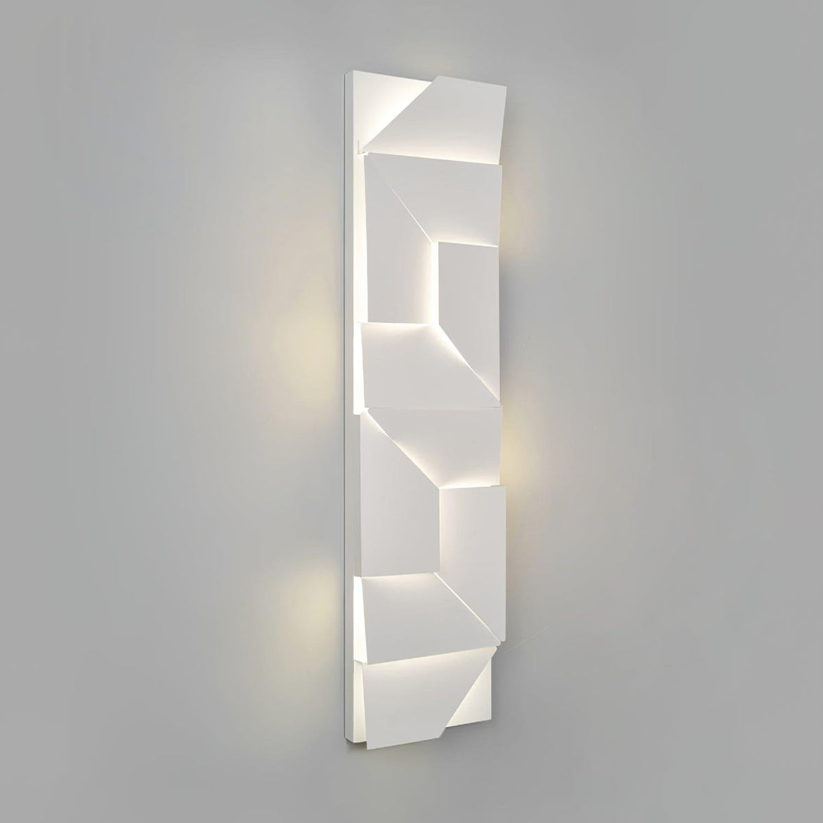 Origami | Modern LED Wall Light, Sculptural White Wall Lamp, 7 Sizes