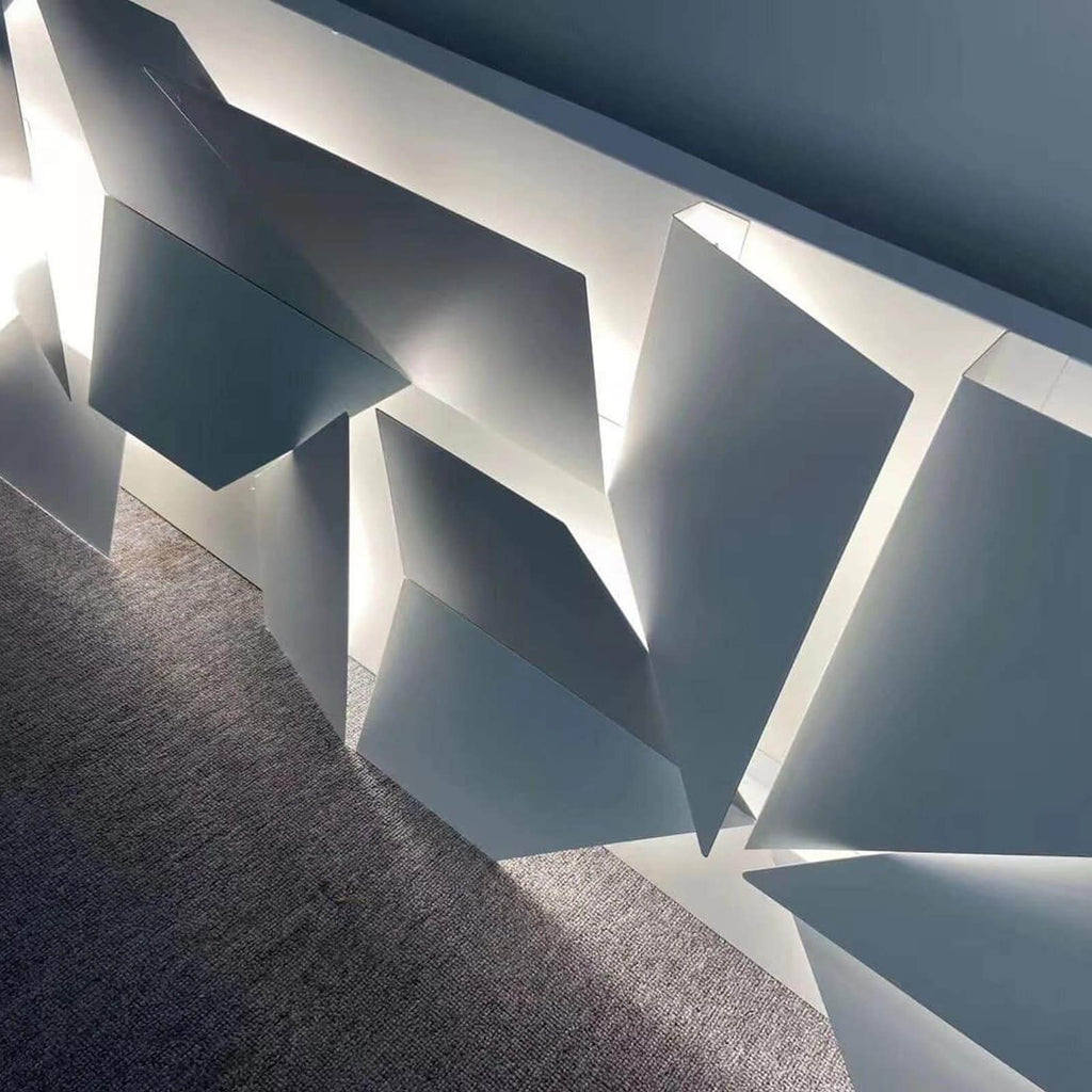 Origami | Modern LED Wall Light, Sculptural White Wall Lamp, 7 Sizes
