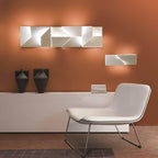 Origami | Modern LED Wall Light, Sculptural White Wall Lamp, 7 Sizes