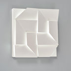 Origami | Modern LED Wall Light, Sculptural White Wall Lamp, 7 Sizes