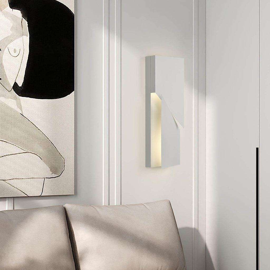 Origami | Modern LED Wall Light, Sculptural White Wall Lamp, 7 Sizes