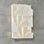 Origami | Modern LED Wall Light, Sculptural White Wall Lamp, 7 Sizes