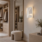 Origami | Modern LED Wall Light, Sculptural White Wall Lamp, 7 Sizes