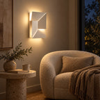 Origami | Modern LED Wall Light, Sculptural White Wall Lamp, 7 Sizes