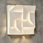 Origami | Modern LED Wall Light, Sculptural White Wall Lamp, 7 Sizes