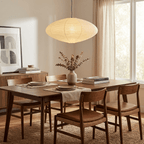 Shoji | Paper Lantern Pendant Light, Japanese Washi Rice Paper Chandelier, Large Japandi Hanging Lamp