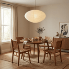 Shoji | Paper Lantern Pendant Light, Japanese Washi Rice Paper Chandelier, Large Japandi Hanging Lamp
