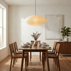 Shoji | Paper Lantern Pendant Light, Japanese Washi Rice Paper Chandelier, Large Japandi Hanging Lamp