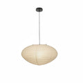 Shoji | Paper Lantern Pendant Light, Japanese Washi Rice Paper Chandelier, Large Japandi Hanging Lamp