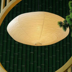Shoji | Paper Lantern Pendant Light, Japanese Washi Rice Paper Chandelier, Large Japandi Hanging Lamp