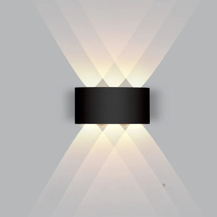 Beacon | Waterproof LED Outdoor Wall Light, Modern Up Down Exterior Sconce for Porch and Garden