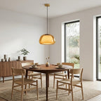 Jelly | Milk Glass Pendant Light, Japandi Hanging Lamp, Glass Dome Ceiling Light for Kitchen Island