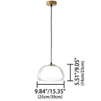 Jelly | Milk Glass Pendant Light, Japandi Hanging Lamp, Glass Dome Ceiling Light for Kitchen Island