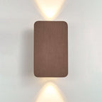 Everend | Flat Panel LED Wall Sconce, Up Down Indoor Wall Light, Minimalist Wall Lamp for Hallway