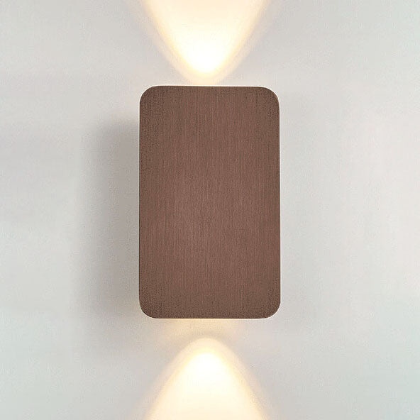 Everend | Flat Panel LED Wall Sconce, Up Down Indoor Wall Light, Minimalist Wall Lamp for Hallway