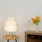 Gifu | Rice Paper Table Lamp, Japanese Paper Lantern Lamp, Handmade Japandi Bedside and Desk Lamp