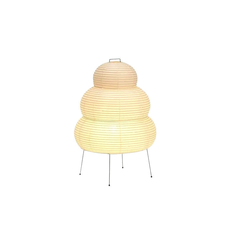 Gifu | Rice Paper Table Lamp, Japanese Paper Lantern Lamp, Handmade Japandi Bedside and Desk Lamp