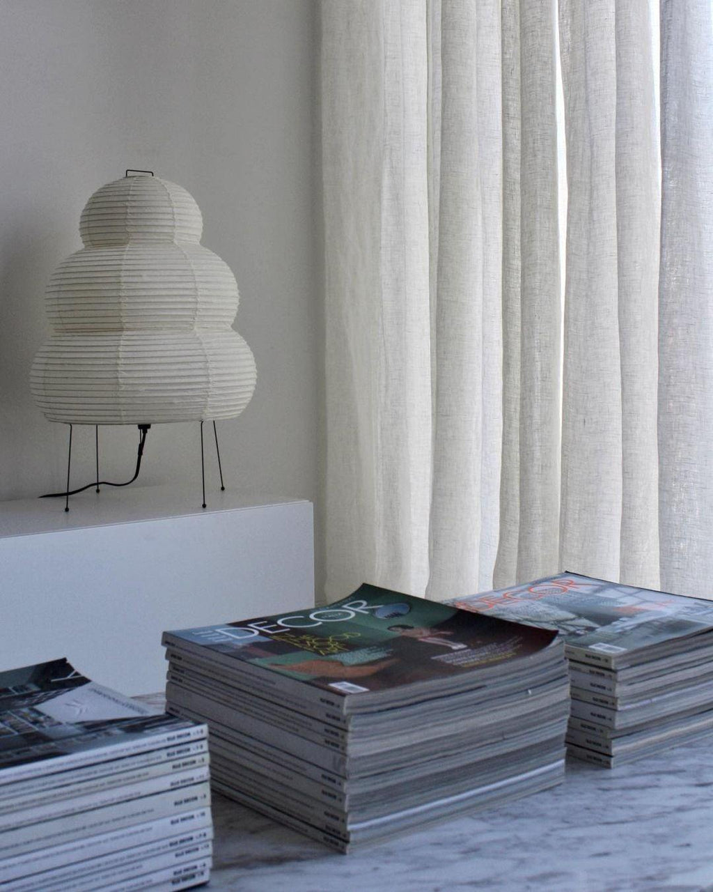 Gifu | Rice Paper Table Lamp, Japanese Paper Lantern Lamp, Handmade Japandi Bedside and Desk Lamp