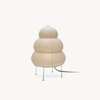 Gifu | Rice Paper Table Lamp, Japanese Paper Lantern Lamp, Handmade Japandi Bedside and Desk Lamp