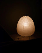 Gifu | Rice Paper Table Lamp, Japanese Paper Lantern Lamp, Handmade Japandi Bedside and Desk Lamp