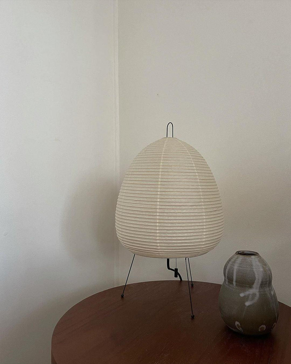 Gifu | Rice Paper Table Lamp, Japanese Paper Lantern Lamp, Handmade Japandi Bedside and Desk Lamp