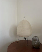 Gifu | Rice Paper Table Lamp, Japanese Paper Lantern Lamp, Handmade Japandi Bedside and Desk Lamp