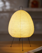 Gifu | Rice Paper Table Lamp, Japanese Paper Lantern Lamp, Handmade Japandi Bedside and Desk Lamp