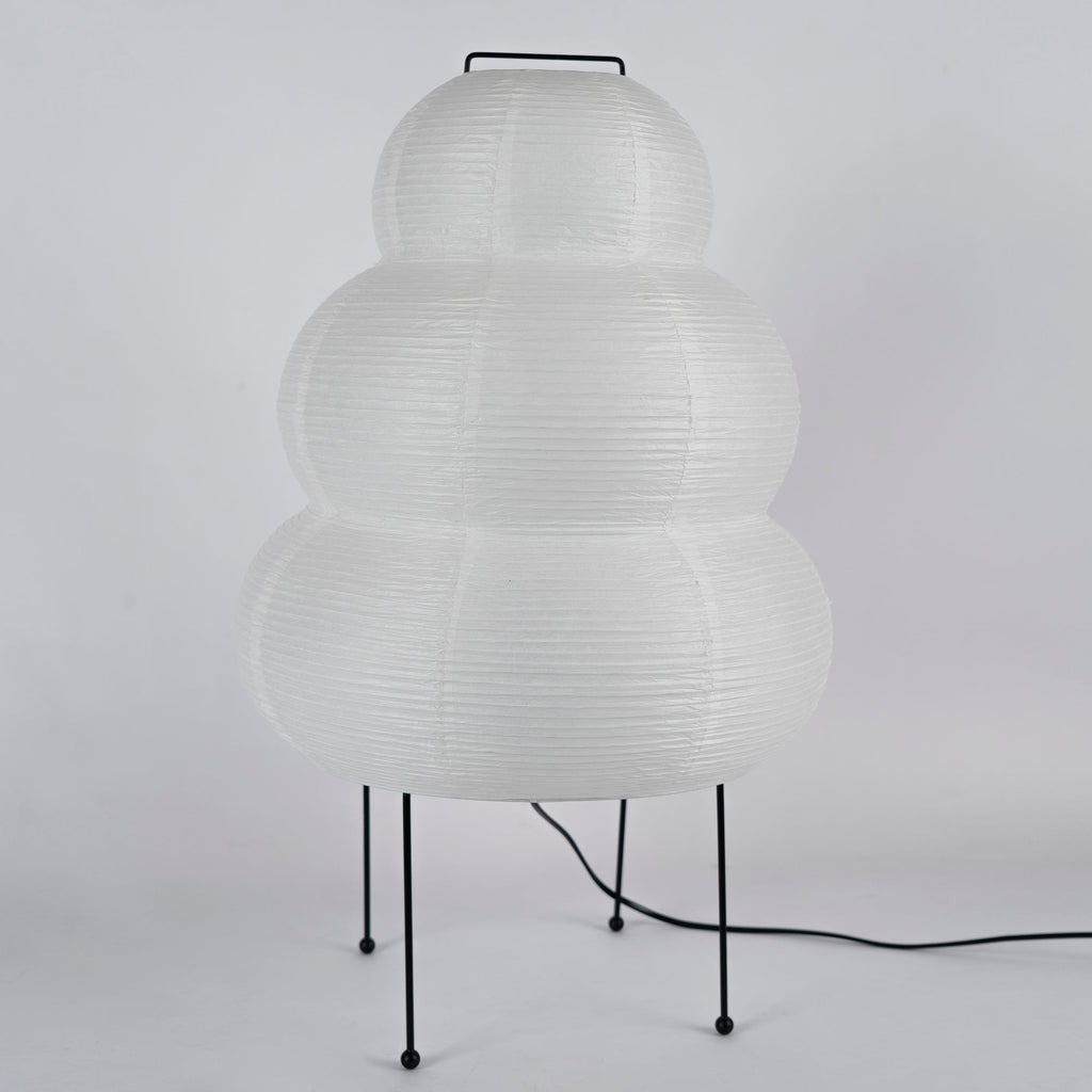 Gifu | Rice Paper Table Lamp, Japanese Paper Lantern Lamp, Handmade Japandi Bedside and Desk Lamp