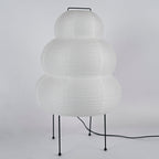 Gifu | Rice Paper Table Lamp, Japanese Paper Lantern Lamp, Handmade Japandi Bedside and Desk Lamp