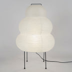 Gifu | Rice Paper Table Lamp, Japanese Paper Lantern Lamp, Handmade Japandi Bedside and Desk Lamp