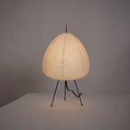 Gifu | Rice Paper Table Lamp, Japanese Paper Lantern Lamp, Handmade Japandi Bedside and Desk Lamp