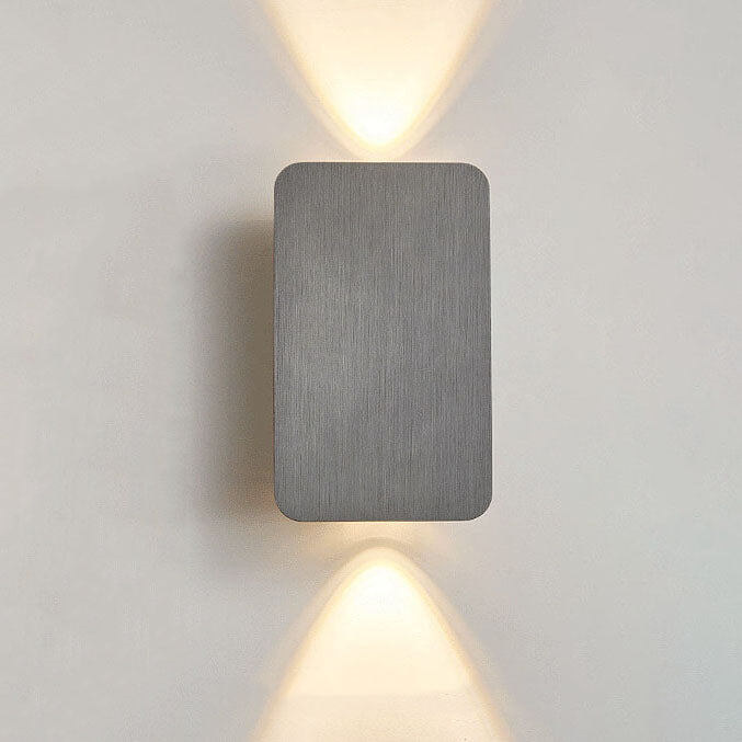 Everend | Flat Panel LED Wall Sconce, Up Down Indoor Wall Light, Minimalist Wall Lamp for Hallway