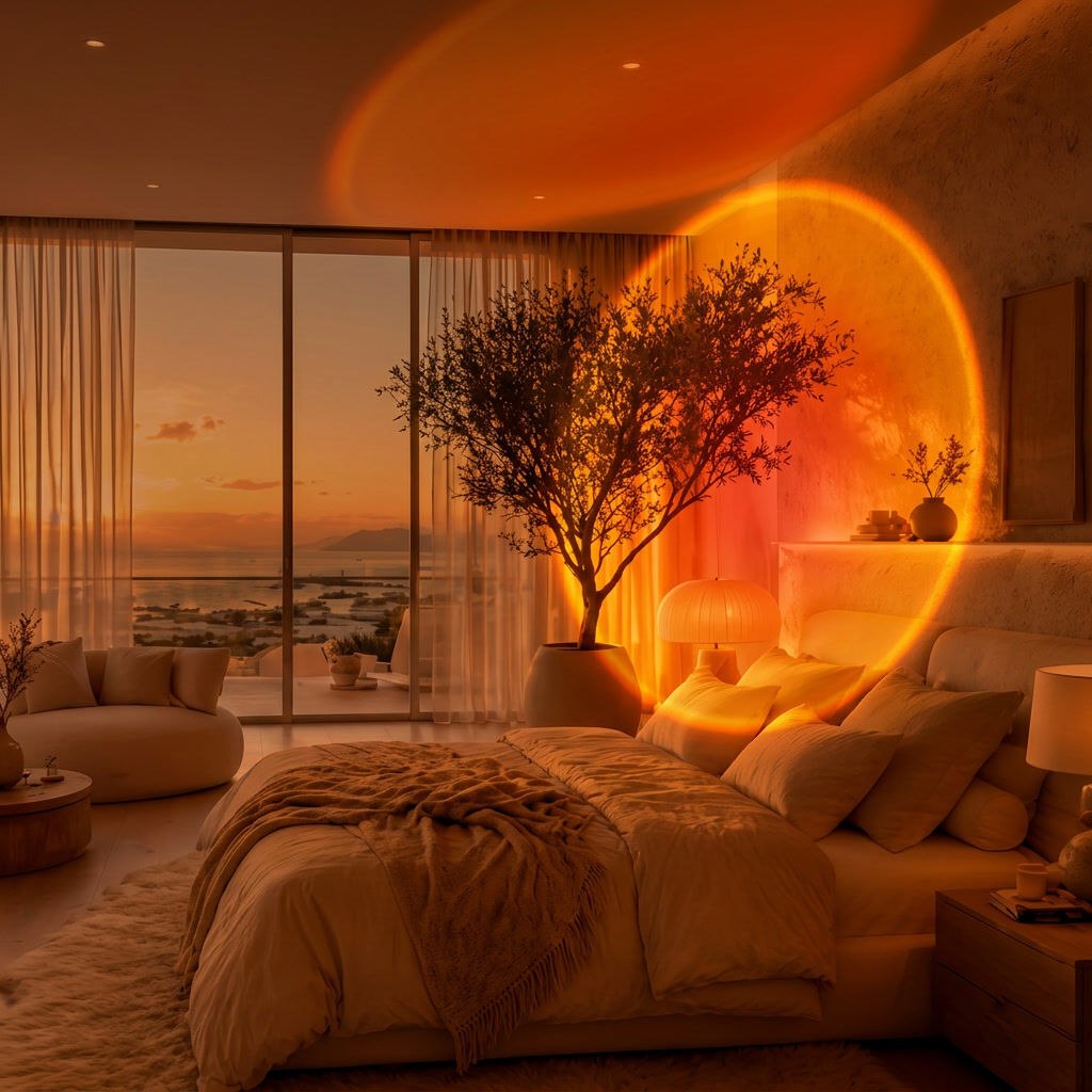 Ember | USB Sunset Projection Lamp with 16 Colours and 360 Degree Rotating Head
