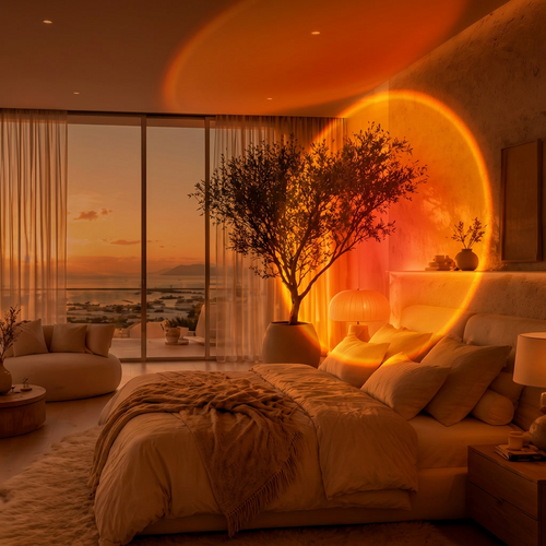 Ember | USB Sunset Projection Lamp with 16 Colours and 360 Degree Rotating Head