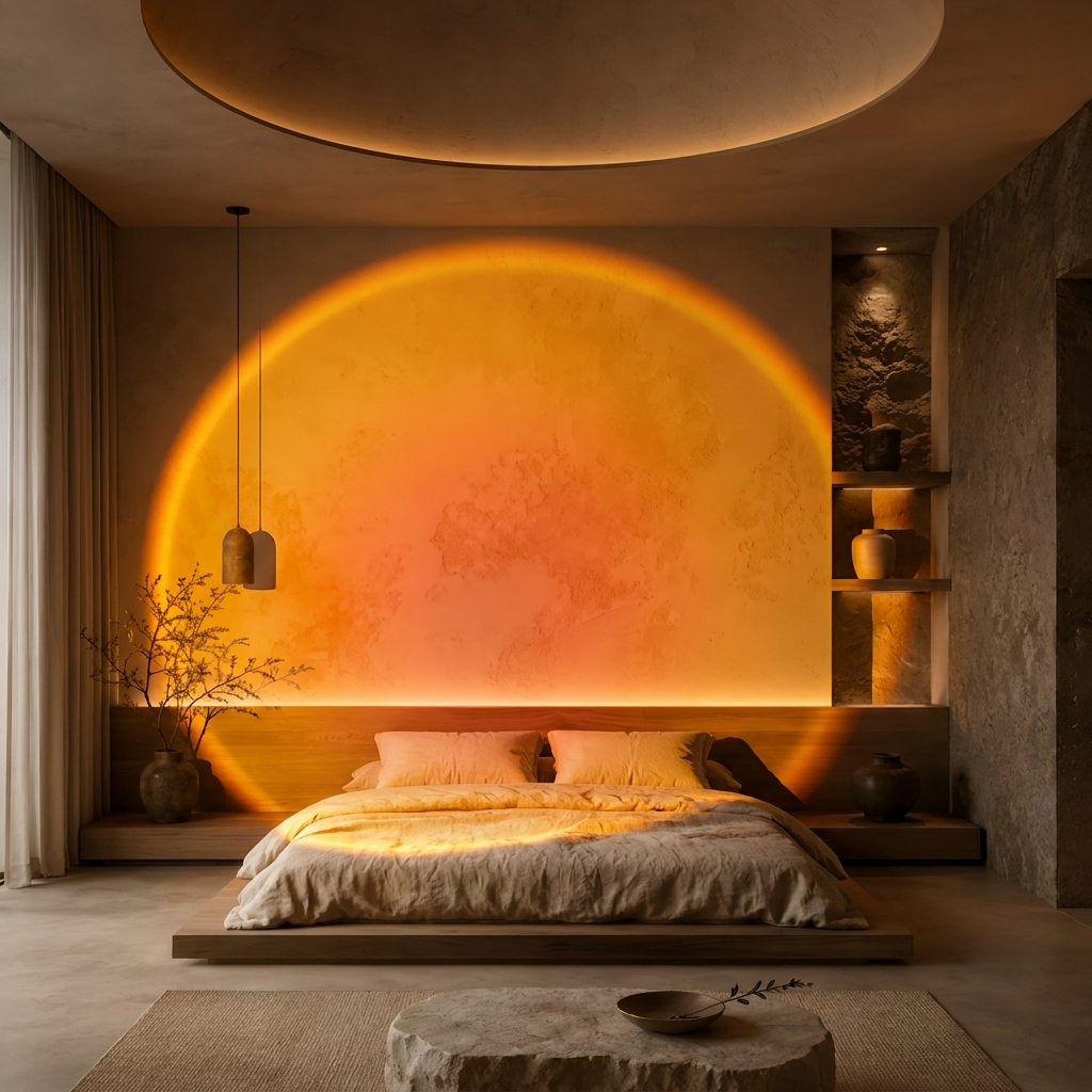 Ember | USB Sunset Projection Lamp with 16 Colours and 360 Degree Rotating Head