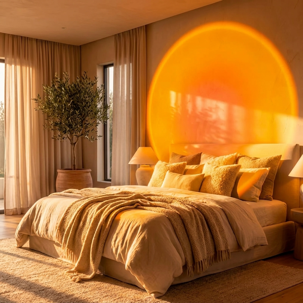 Ember | USB Sunset Projection Lamp with 16 Colours and 360 Degree Rotating Head