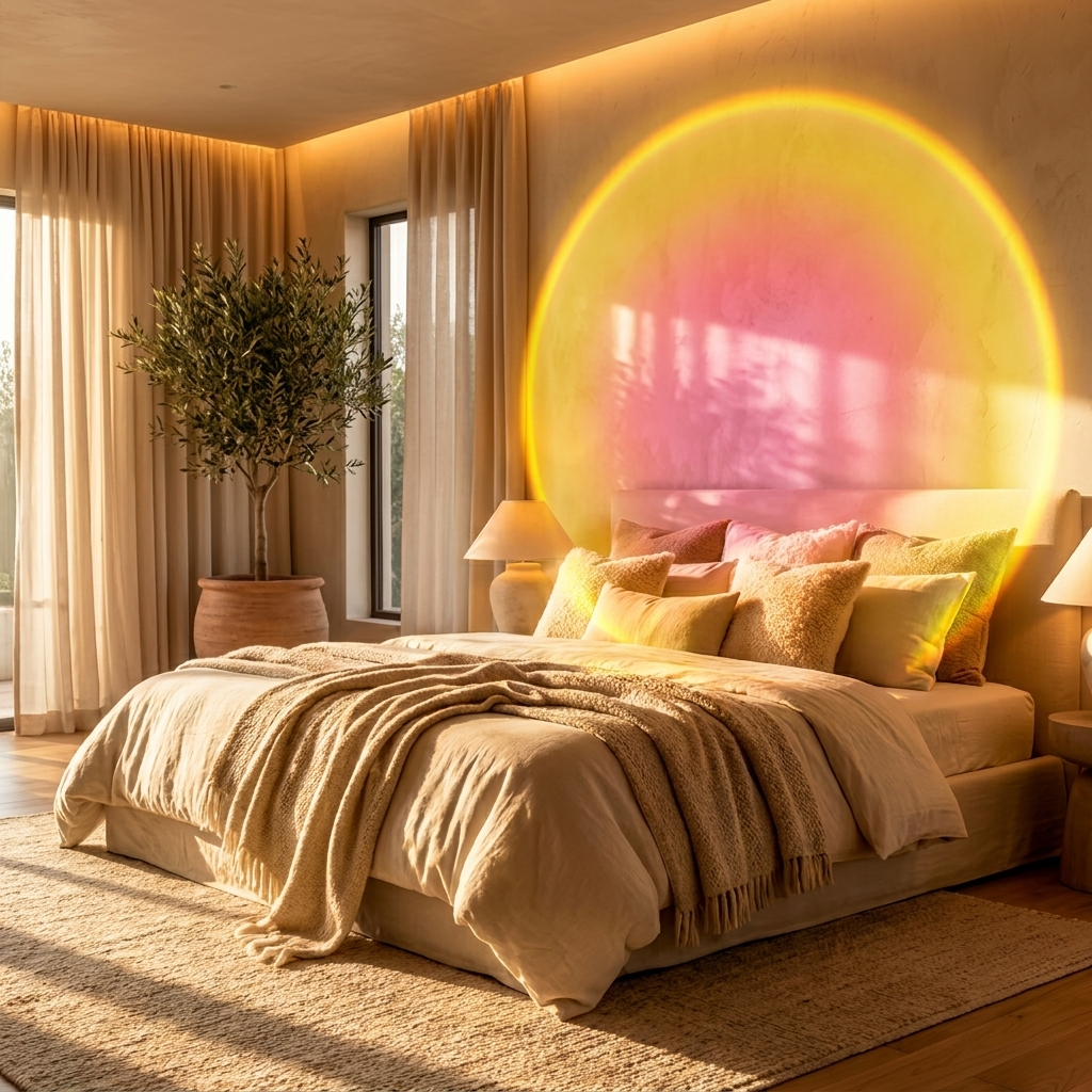 Ember | USB Sunset Projection Lamp with 16 Colours and 360 Degree Rotating Head