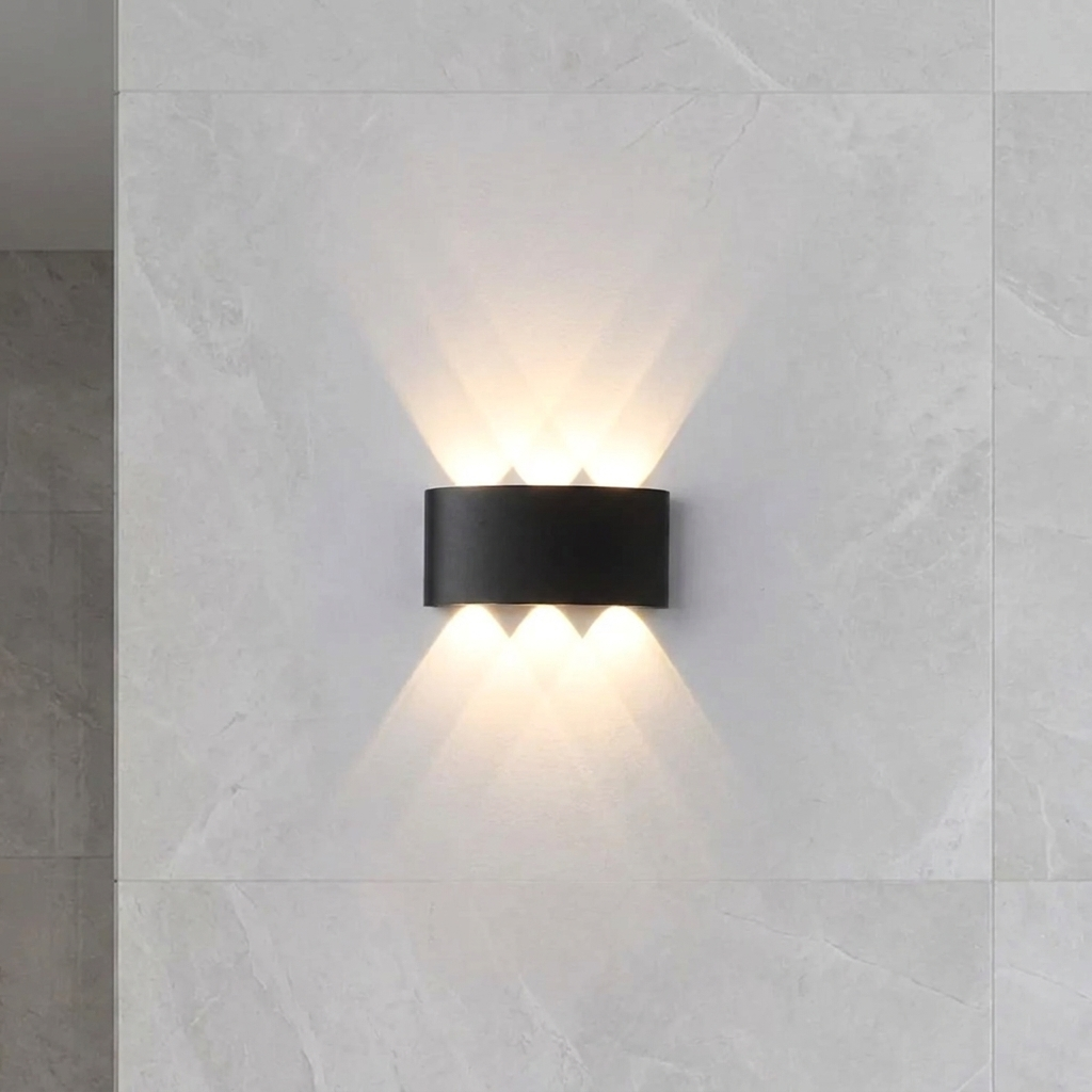 Beacon | Waterproof LED Outdoor Wall Light in Cast Aluminium for Gardens, Balconies and Driveways