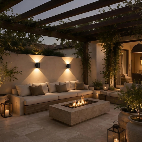 Beacon | Waterproof LED Outdoor Wall Light in Cast Aluminium for Gardens, Balconies and Driveways