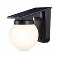 Solar | Globe Wall Light, Outdoor Solar Powered LED Wall Lamp, Dusk to Dawn Waterproof Porch Light