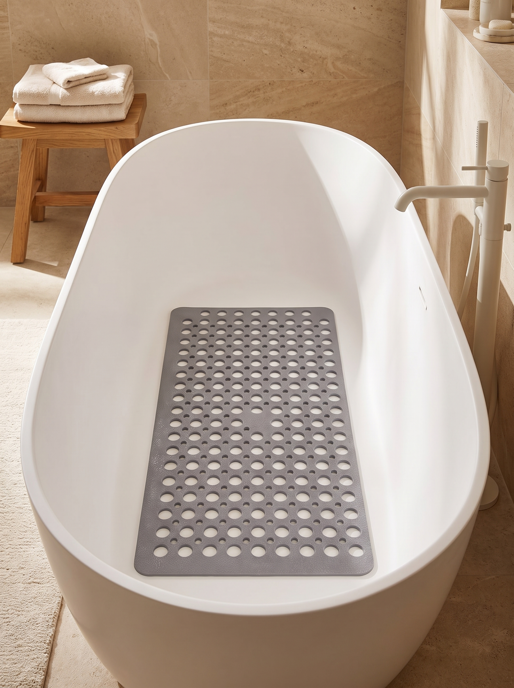 Secure Non-Slip Shower Mat A fit for every shower