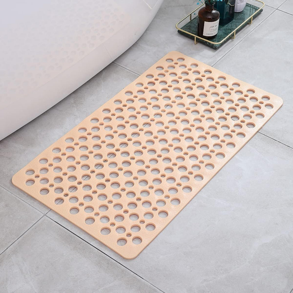 Secure | Non Slip Shower Mat, Suction Cup Bathtub Mat with Drain Holes, Anti Slip Bath Mat