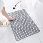 Secure | Non Slip Shower Mat, Suction Cup Bathtub Mat with Drain Holes, Anti Slip Bath Mat
