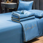 Sora | Washed Silk Summer Quilt Set, Lightweight Cooling Comforter with 2 Pillowcases