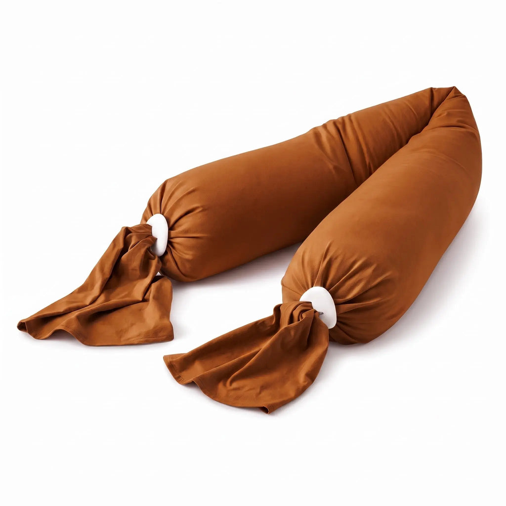 Leah | Adjustable Pregnancy Pillow Full Body Support | Ultra Soft Washable Cotton Fabric