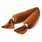 Leah | Adjustable Pregnancy Pillow Full Body Support | Ultra Soft Washable Cotton Fabric