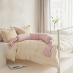Leah | Adjustable Pregnancy Pillow Full Body Support | Ultra Soft Washable Cotton Fabric
