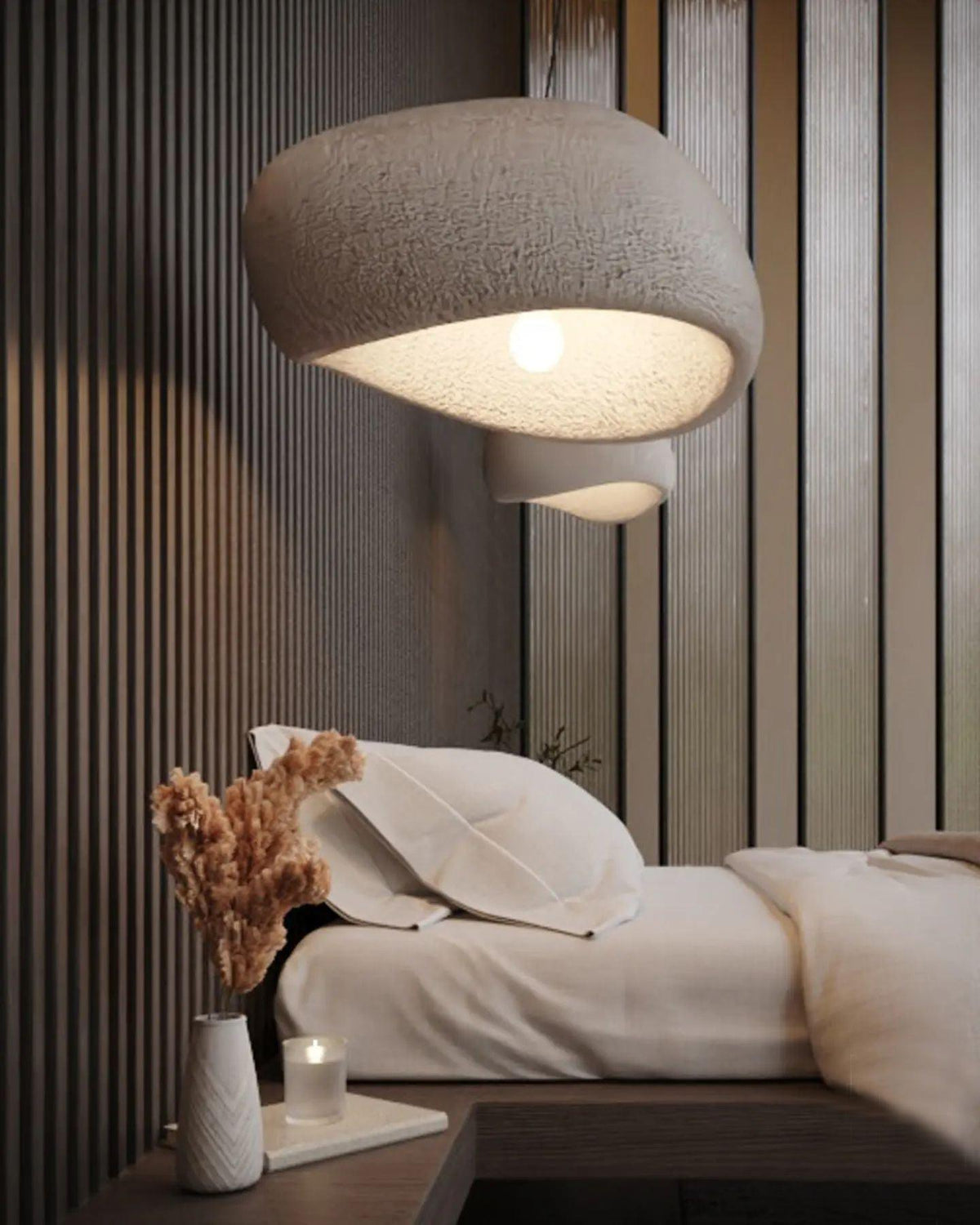 Nubia | Cloud Pendant Light, Sculptural Sphere Chandelier, Organic Hanging Lamp for Bedroom and Living Room